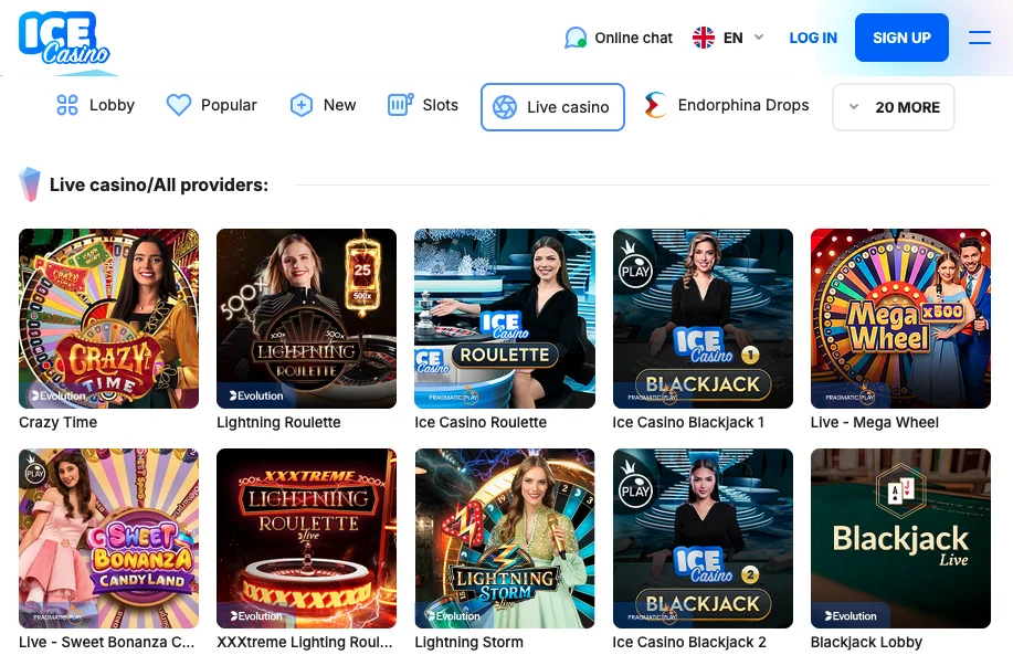 Live casino
